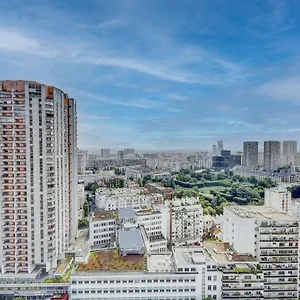 Appartamento Place D'italie Superbe Vue, Parigi